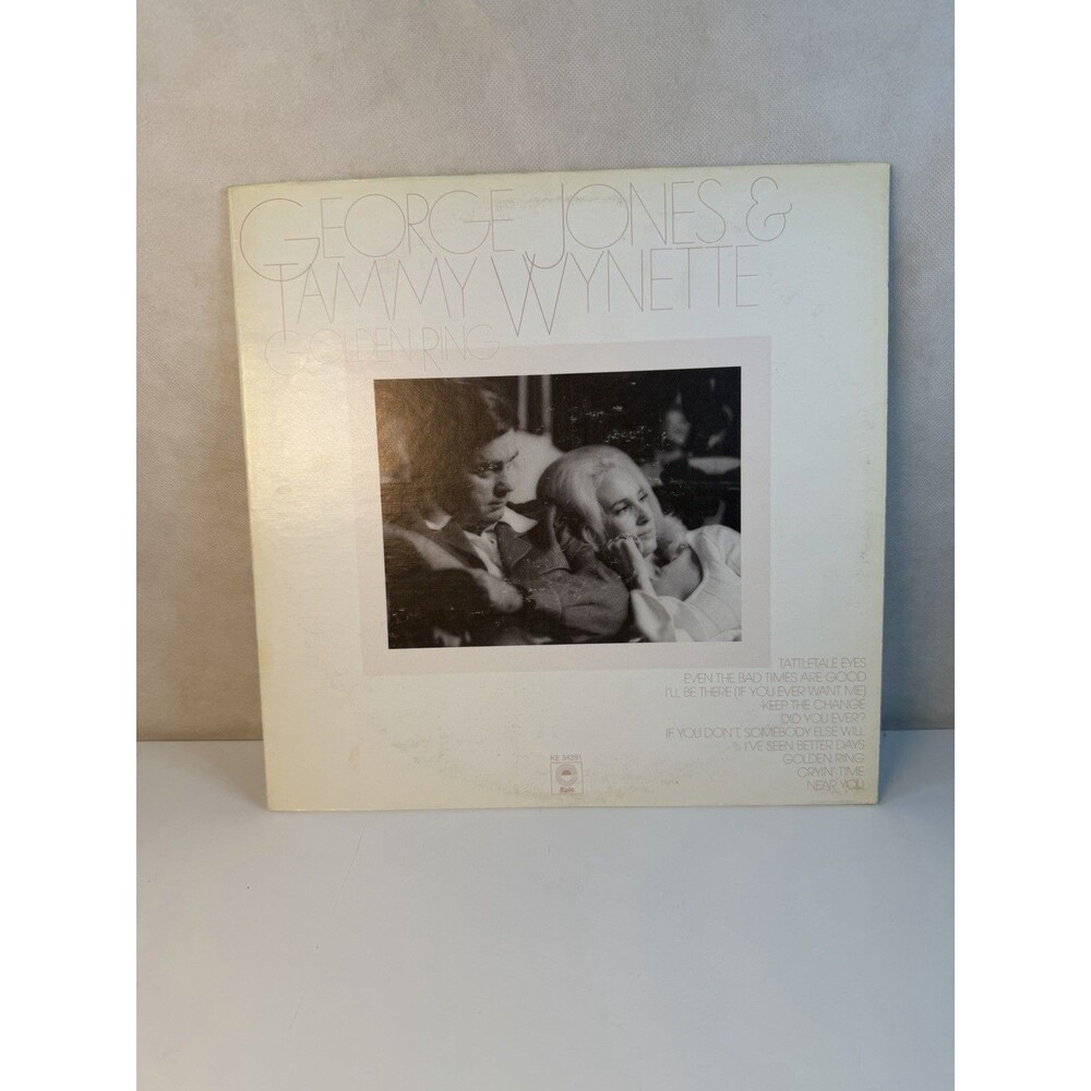 George Jones & Tammy Wynette Golden Ring Vinyl LP 1976 Epic KE 34291